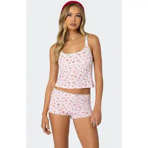 Edikted Women's Strawberry Girl Printed Tank Top