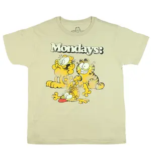 Garfield T-Shirt Men's Monday's Distressed Expressions Short Sleeve Top