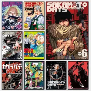 Popular Japanese Anime SAKAMOTO DAYS Prints Poster Figure Taro Sakamoto Canvas Prints Wall Art Home Decor Art Poster Fans Gifts Unframed Poster