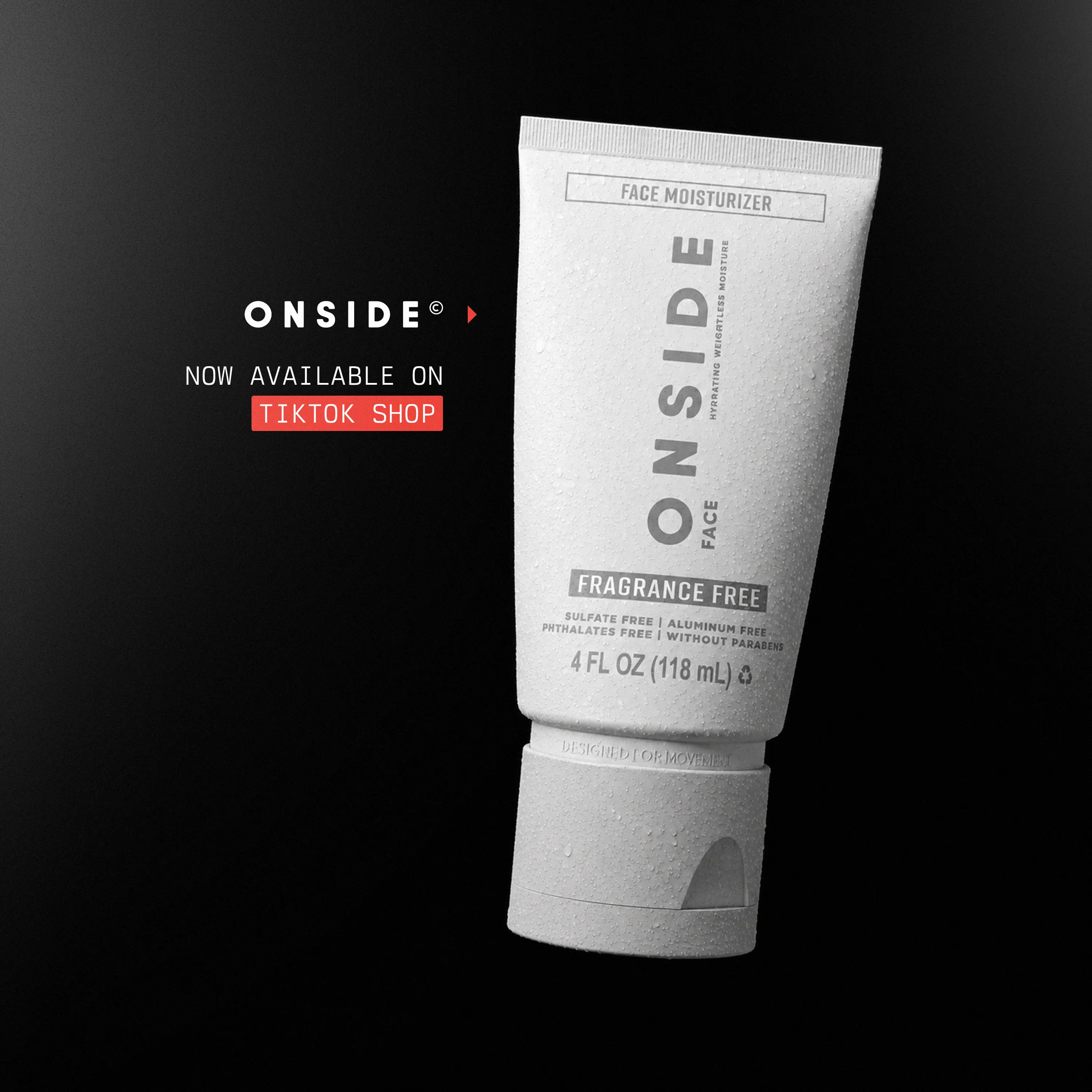 ONSIDE Daily Face Moisturizer | Lasting Hydration Without Heaviness | Lightweight, Fast-Absorbing, Non-Greasy | Dermatologist Tested | For All Skin Types | Performance Skincare