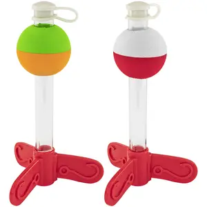 Bobbershots - Traditional Fishing Colors - Red / White and Yellow / Orange