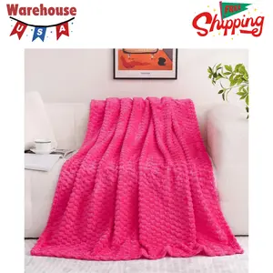 Hot Pink Throw Blanket 50×60 inches