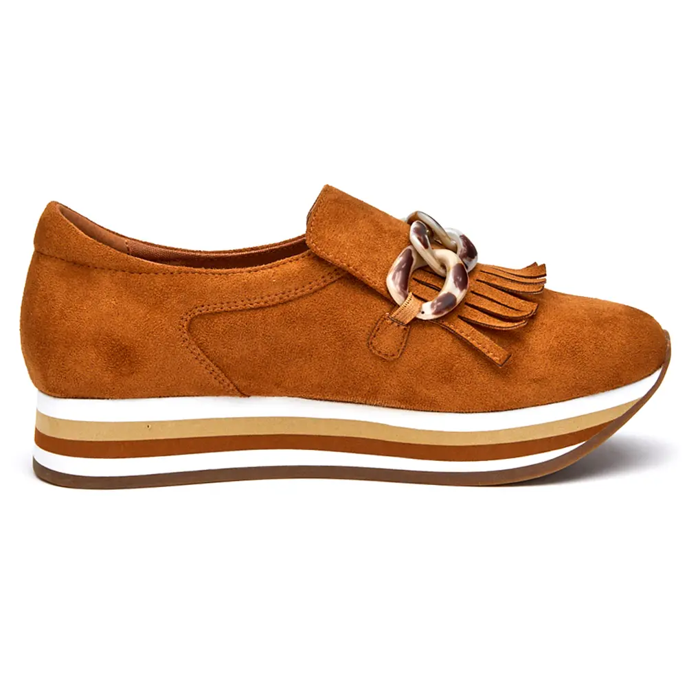 COCONUTS by Matisse Womens Bess Platform Loafers Casual - Brown