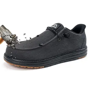 Sosenfer 2026 Steel Toe Sneakers for Men Women,non-lace-up Lightweight Safety Shoes Comfortable non-slip,anti-collision,Puncture Proof Slip On Indestructible Work Shoes.JH.1912