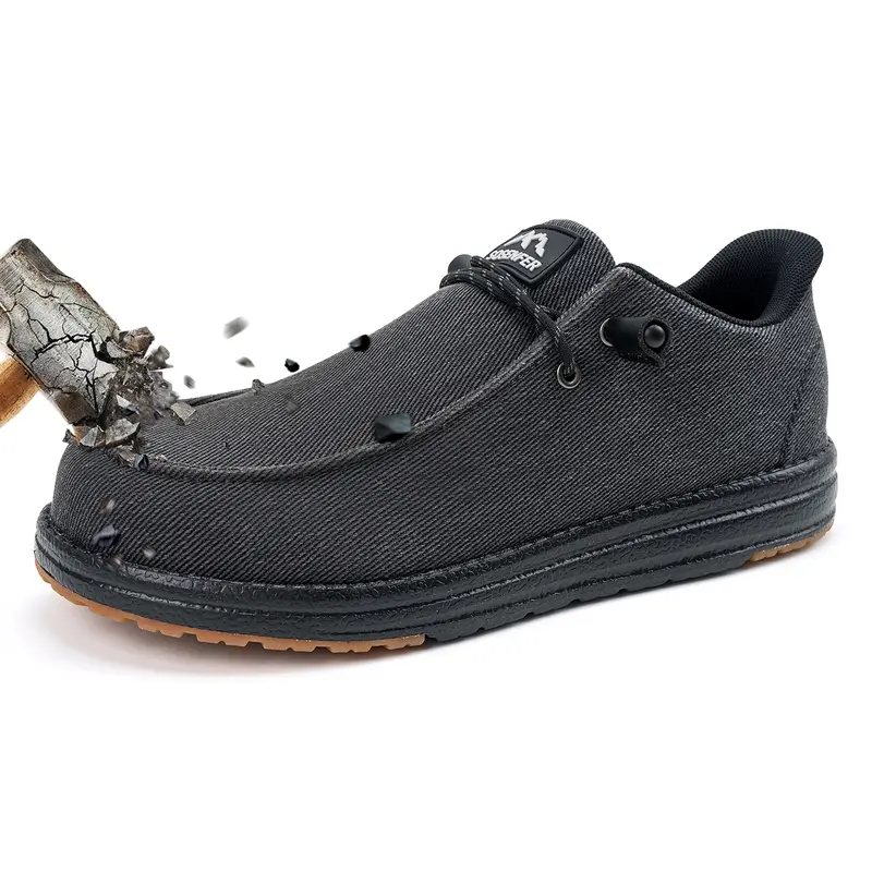 Sosenfer 2026 Steel Toe Sneakers for Men Women,non-lace-up