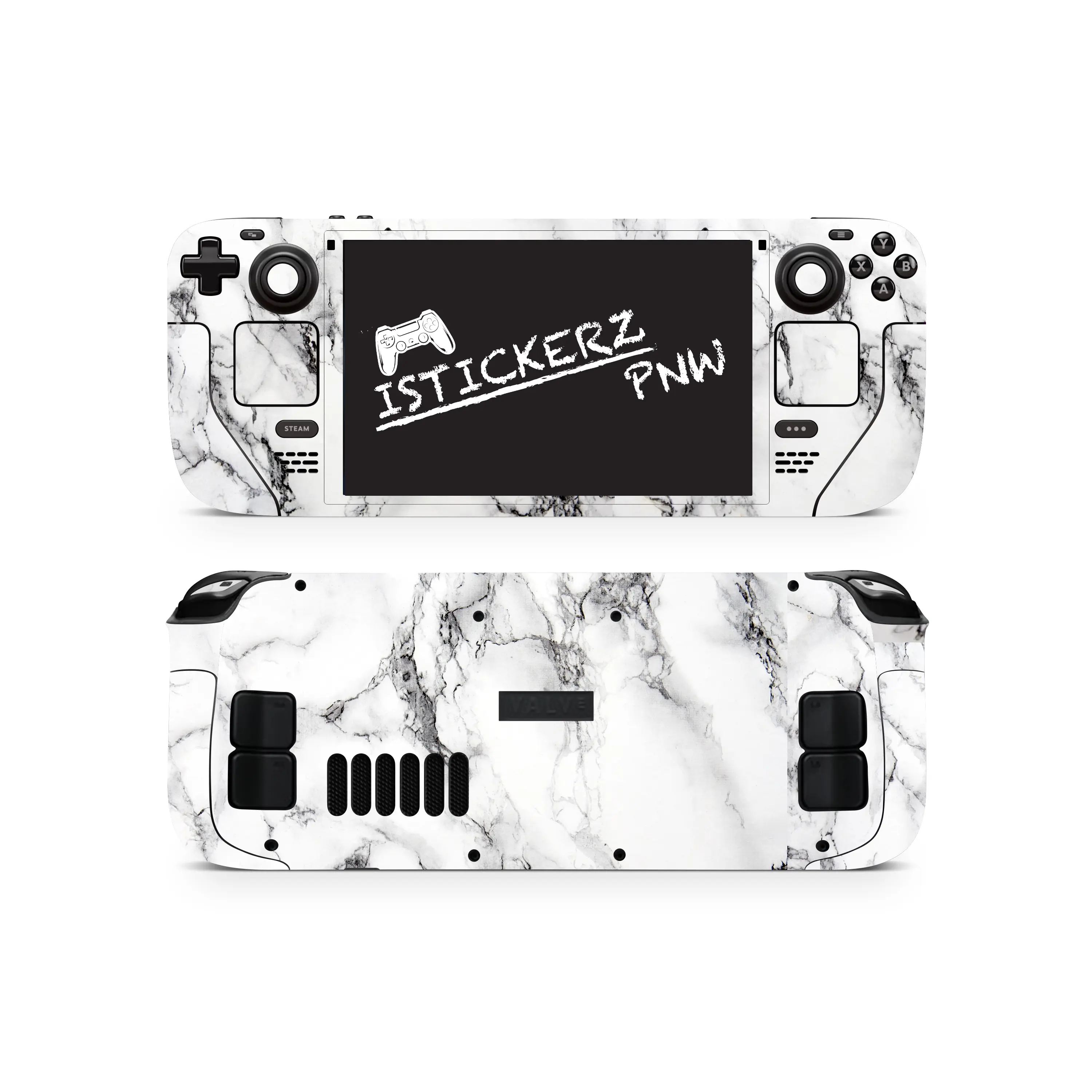 Marble Vinyl Wrap Skin Compatible with Steam Deck OLED