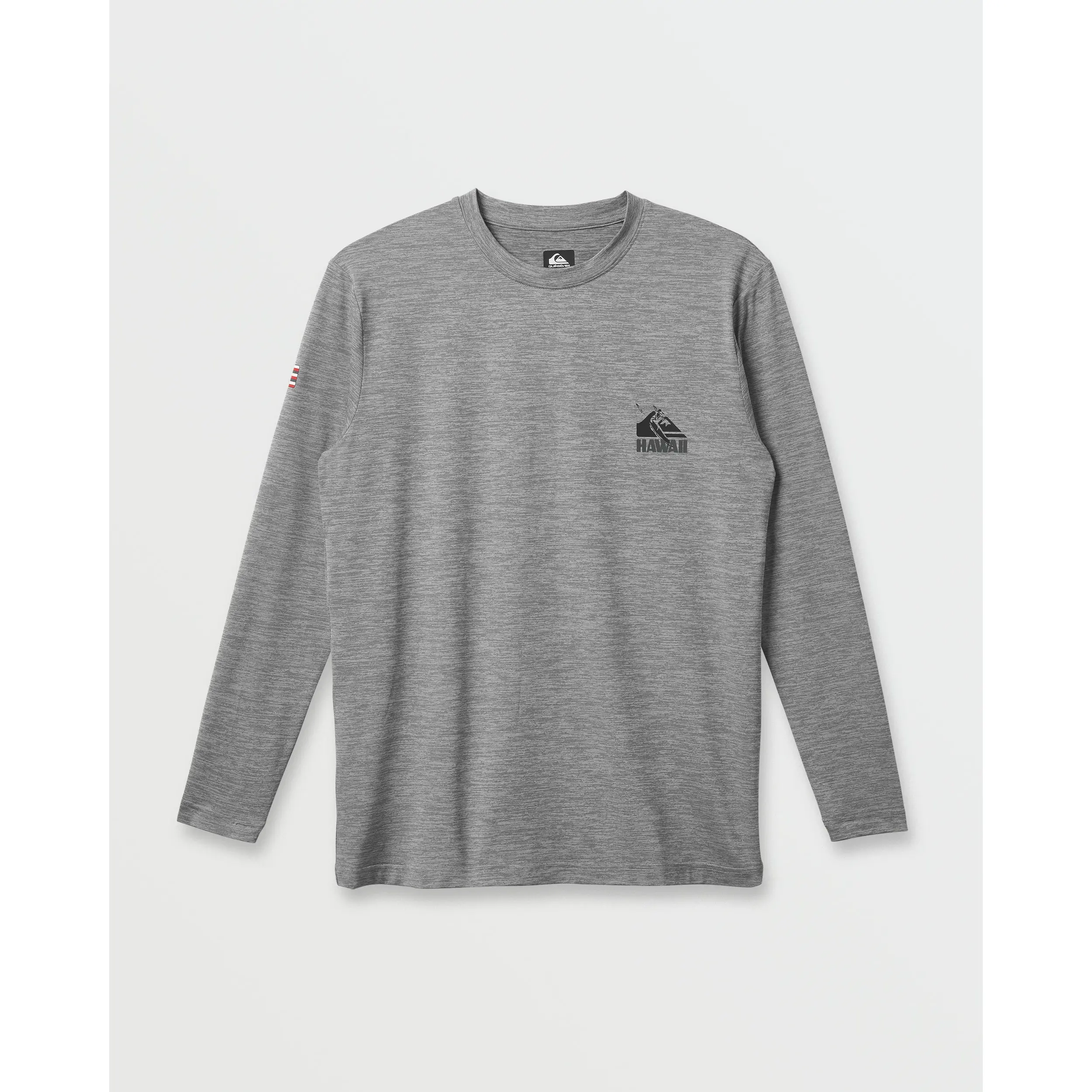 Quiksilver | Hawaii Long Sleeve Surf Tee | Stretch Fit Relaxed Fit | Surf & Swim