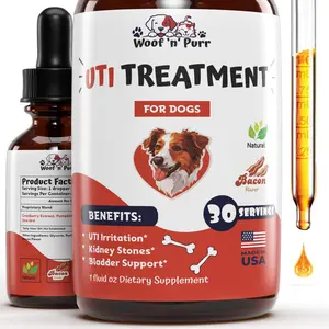 UTI Treatment for Dogs - Woof 'n' Purr - 30 Servings - Give your dog the UTI relief they need