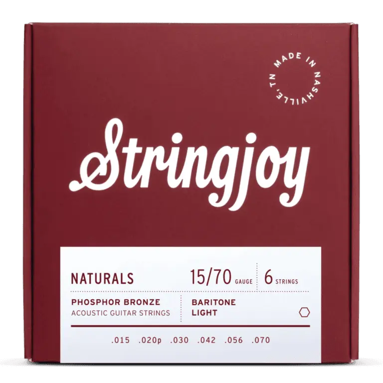 Stringjoy 15-70 Baritone Light Phosphor Bronze Acoustic Guitar Strings