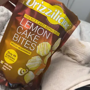 6 Pack - Drizzilicious Lemon Cake Mini Rice Cakes - New Flavor