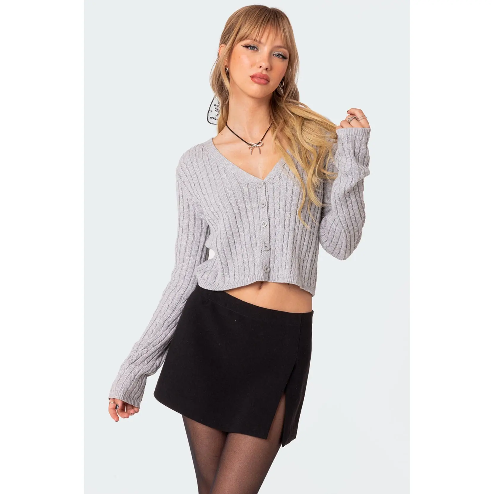 Elliot Cable Knit Cardigan Elliot Cable Knit Cardigan