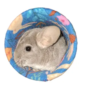 10 inch, Antipill Fleece Lined PVC Tunnel for Chinchillas