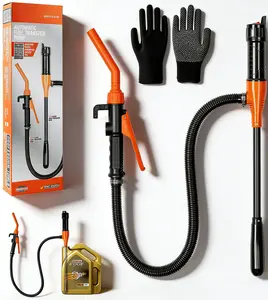 Cordless lectric Gasoline Pump,Portable Transfer Pump,Battery-Powered,with Flow Control Nozzle, Canister, Automatic Gasoline Suction Pump