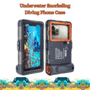 Waterproof Diving Phone Case for iPhone & Samsung – 50ft/15m Underwater Snorkeling & Scuba Cover for Photo & Video, Fits iPhone 16–11, Galaxy S24–S22 Cellphone Protective