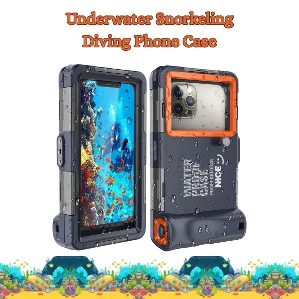 Waterproof Diving Phone Case for iPhone & Samsung – 50ft/15m Underwater Snorkeling & Scuba Cover for Photo & Video, Fits iPhone 16–11, Galaxy S24–S22 Cellphone Protective