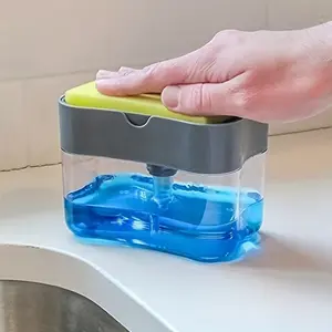 1pc Kitchen cleaning semen dispenser, automatic liquid addition, dishwashing brush, soap dispenser box, Soap Pump Dispenser