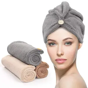 3PCS Microfiber Hair Towel Wrap Fast Drying Hair Turban