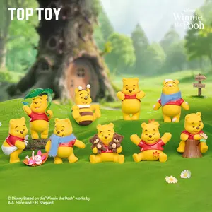 【Gift Link】【TOPTOY】 Winnie the Pooh Happy Time Series Figures Blind Box -Perfect Gift, Unique HolidayHome & Office Decorationst