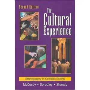 USED-The Cultural Experience: Ethnography in Complex Society by David W. McCurdy (Paperback)
