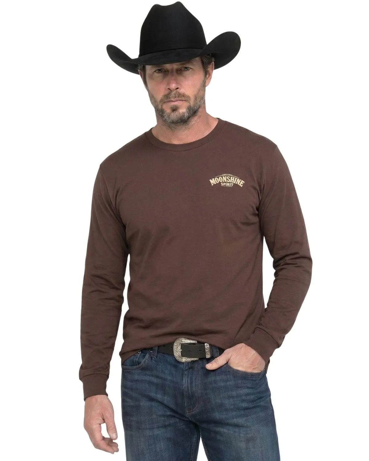 Moonshine Spirit Men's Spirit&Reg; Men'S Still Long Sleeve Graphic T-Shirt - Msfa26t11-Bn