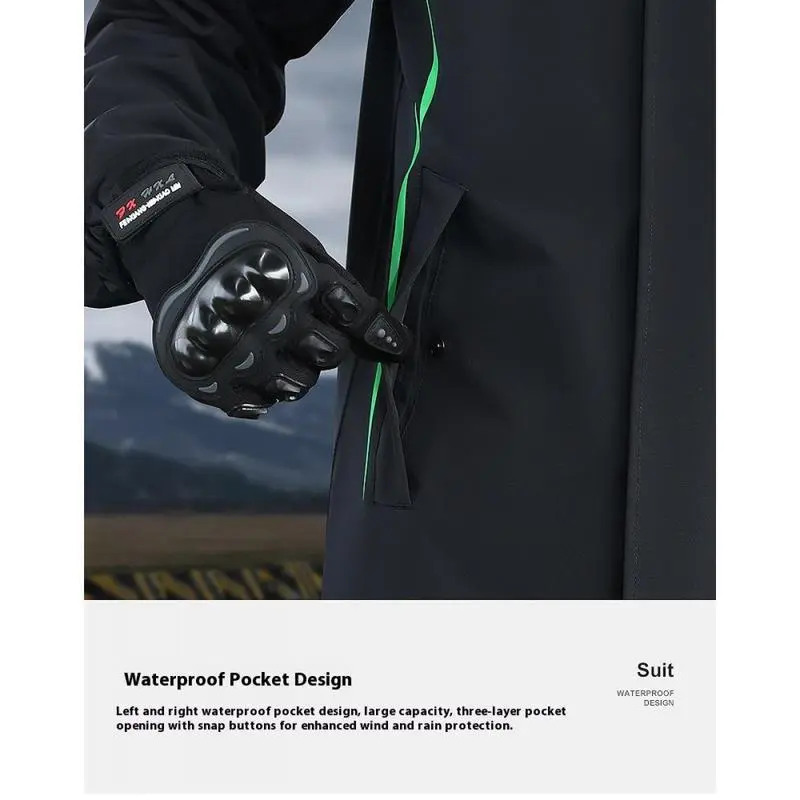 1 set of raincoat rain pants suit split rainstorm proof motorcycle waterproof coat men's riding raincoat 1 set of raincoat rain pants suit split rainstorm proof motorcycle waterproof coat men's riding raincoat