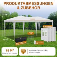 White/10x20 with 6 Sidewalls 