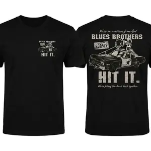 Blues Brothers Car Shirt, Vintage Bluesmobile T-Shirt, Classic 80s Movie Graphic Tee, Retro Comedy Film Gift, Made In USA
