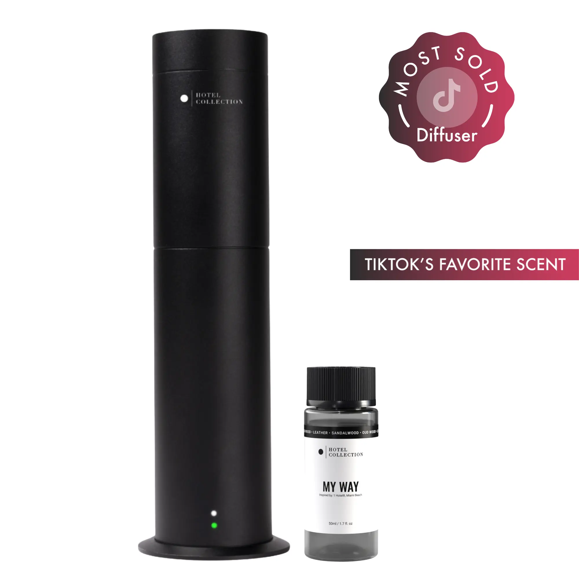 Hotel Collection | Scent Diffuser Discovery Kit Covers up to 600 sq/ft with One Fragrance Oil 50mL (1.69 Fl Oz) Hotel Collection | Scent Diffuser Discovery Kit Covers up to 600 sq/ft with One Fragrance Oil 50mL (1.69 Fl Oz)