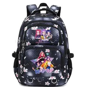 KPop Demon Hunter Women's Backpacks Waterproof Teens Capacity Simple School Bags Travel Backbag Boys Girls Students Mochilas