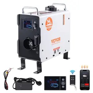 fathersdaygift  VEVOR 2KW Diesel Heater, 12V/24V All in One Diesel Air Heater, with Bluetooth APP Control, Remote Control and Display Screen, CO Alarm, Fast Heating Portable Diesel Heater for Vehicles and Outdoors