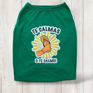 Te Calmas O Te Calmo Dog T Shirts