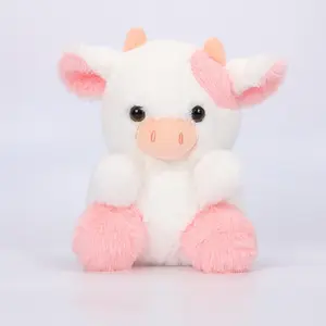 Cute Cow Plush Toy, 3D Cute Cow Design Stuffed Animal Plush Doll Pillow, Home Decoration Lovely For Kids