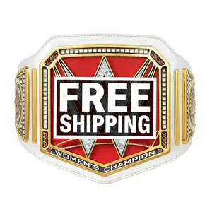 Raw Women's Champion Adult Championship Title Belt Replica - 2mm Leather Straps  - Fan Gift