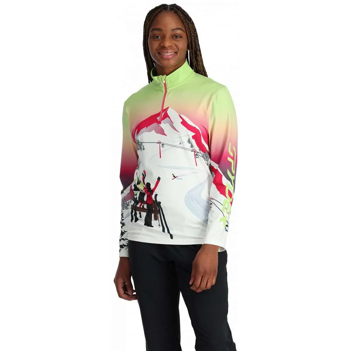 Spyder Women's Sunset 1/4 Zip Turtle Neck 2024