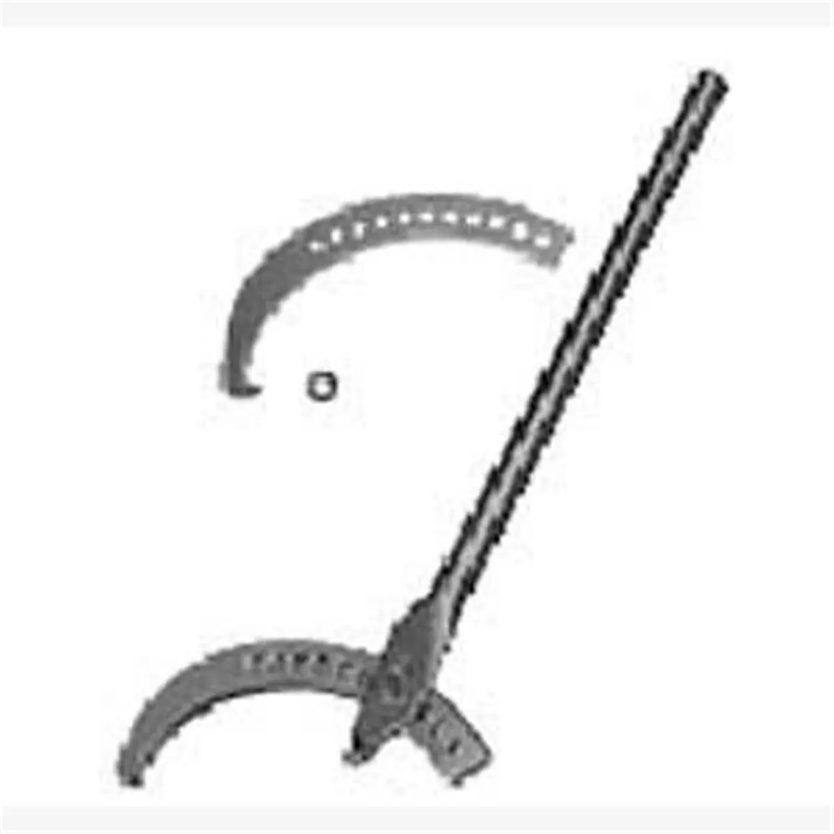 212 MAIN Drop-Forge Adjustable Spanner Wrench, 7308 Model, Long Handle, 2-Jaw Multi-Position Hand Tool for Hardware Tasks, Two Jaws
