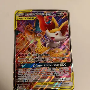 Pokemon Card Jumbo Charizard & Braixen GX
