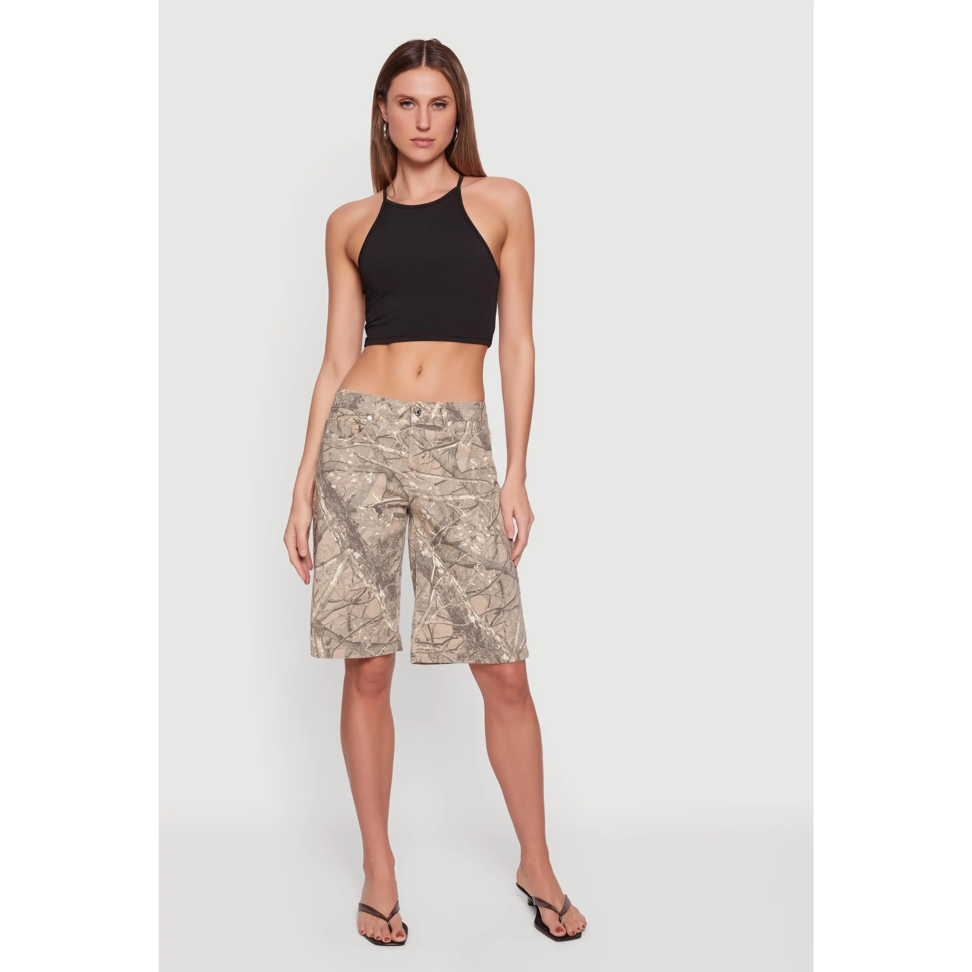 Almost Famous Denim Bermuda Shorts