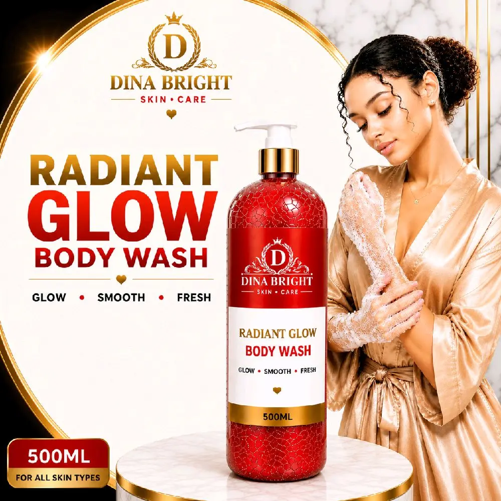 RADIANT GLOW BODY WASH.