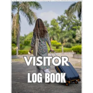 Guest Sign-In Book: Elegant Visitor Log for Front Desk & Reception: A Stylish and Professional Guest Register for Offices, Salons, Clinics, and More – Keep Track of Visitors with Ease and Class Paperback – April 21, 2025