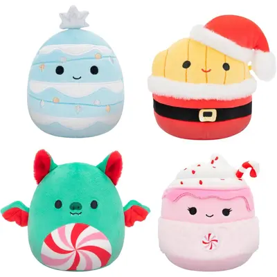 Squishmallows Original 5-Inch Harvest 4-Pack Plush - Exclusive Official Jazwares Ultra-Soft Mini Plush Set