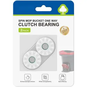 2 Pcs Replacement One Way Clutch, Pedal Broom Spin Bucket Universal Bearing Gear, Sprockets Repair Accessories for O-Cedar, Vileda and More Rotation Mop
