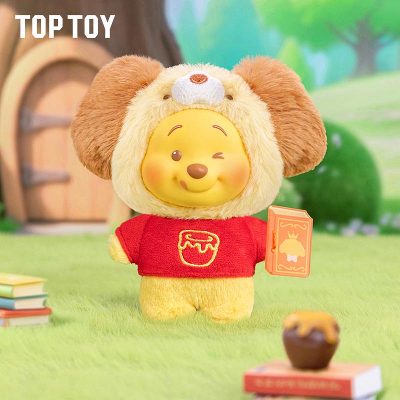 TOPTOY Winnie the Pooh Fairy Tale Book Series Vinyl-Plush Toys – Soft & Cuddly, Valentine's Day gift , Perfect Gift for Kids & Fans and newyear gift
