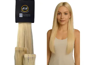 Blonde with White Undertones Tape-In Extensions
