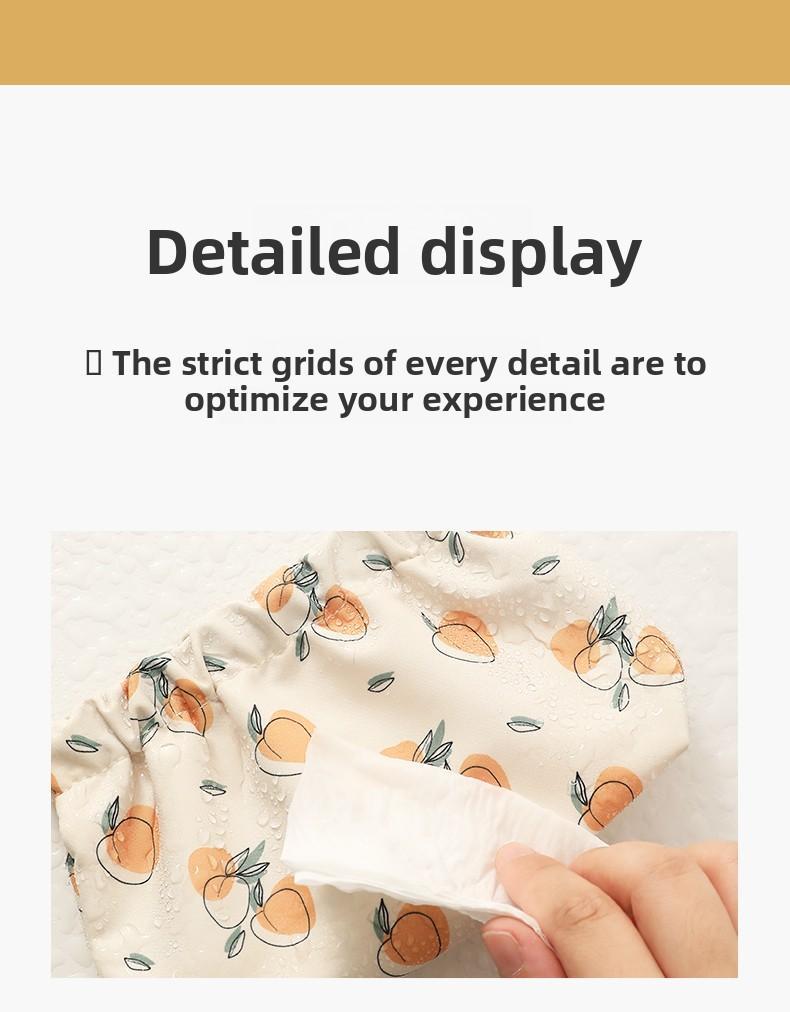 Self-Closing Waterproof Makeup Bag - Shrapnel Storage Bag for Girls with VITALITY Design