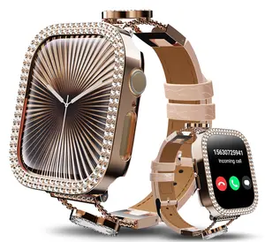 2026 New Fashion Smart Watches for Women, IP67 Fitness Tracker, Fashion Touch Screen Watch with Answer/Make Calls/100+ Sports Modes/Message Reminder, DIY Watch Dials, Smart Watches for iPhone/Andriod, Gift for Wife, Girl friend