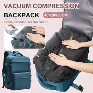 Vacuum Compression Travel Backpack – Expandable Carry-On, 20–35L