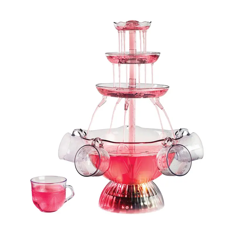 Nostalgia 3- Tier Vintage Collection Lighted Party Fountain
