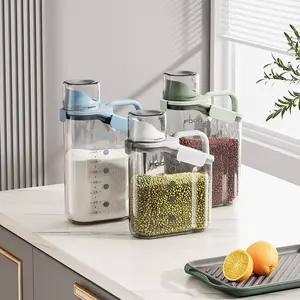 Food Storage Container for Flour, Sugar, Baking Supplies, Dry Food, Kitchen Plastic Jar, Pest-Proof, Moisture-Resistant, Large Capacity