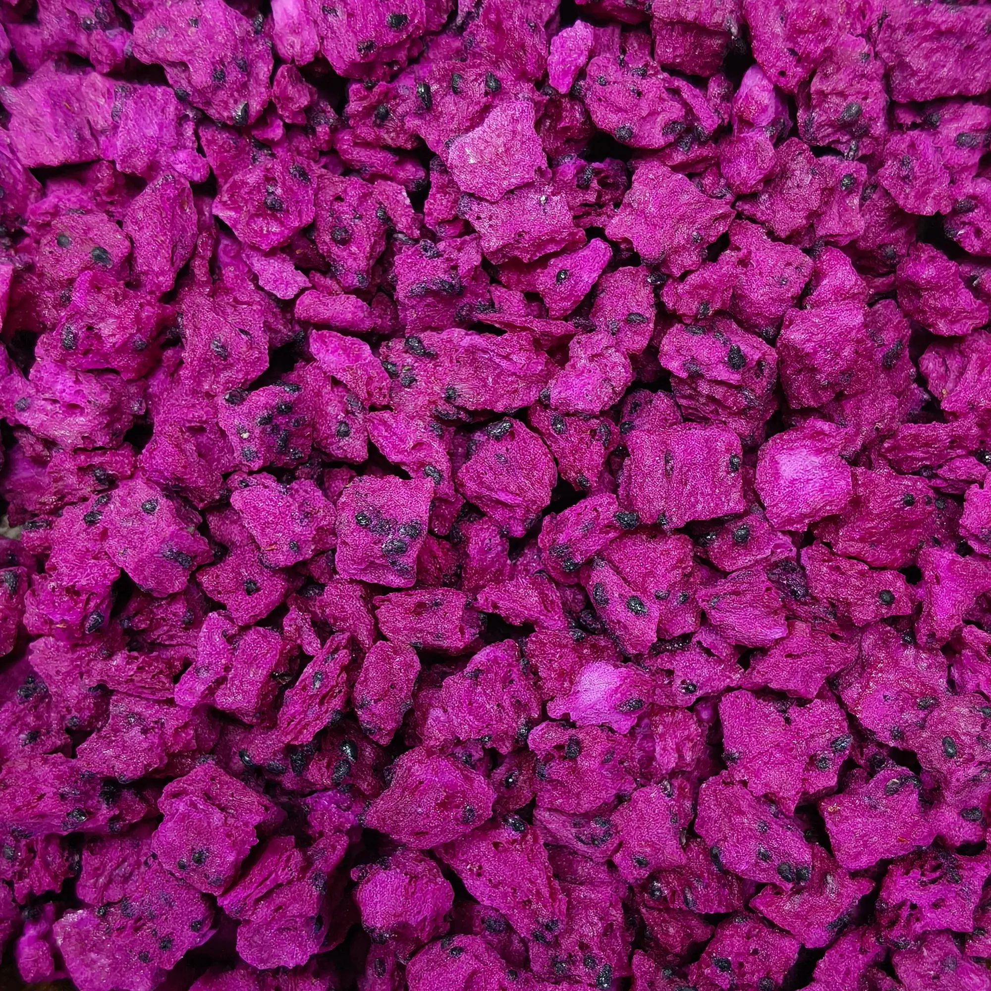 SNAFRE Freeze Dried Dragon Fruit Cubes 6.53 oz - 100% Real Pitaya Fruit Snacks No Added Sugar Crispy Cubes for Smoothies Yogurt & Drinks