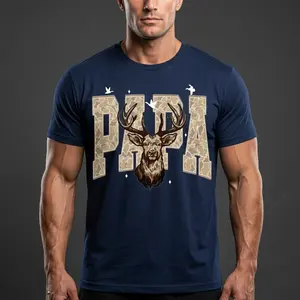 Comfort Colors® Camouflage Papa Shirt, Fathers Day Present, Retro Grandpa Tee, Grandpa Hunting Gift